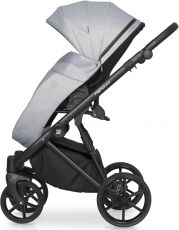 Детская коляска 2 в 1 Riko Nano Pro 03 Pearl Pink (розовая кожа – розовая ткань)